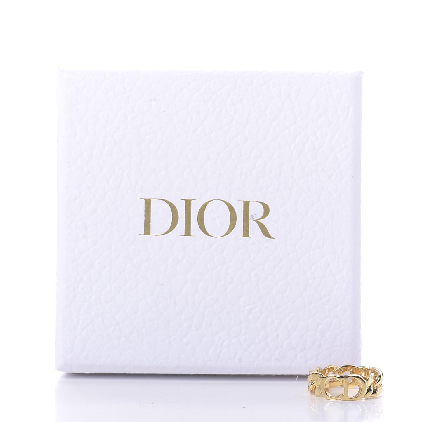 Metal Danseuse Etoile Chain Ring M Gold