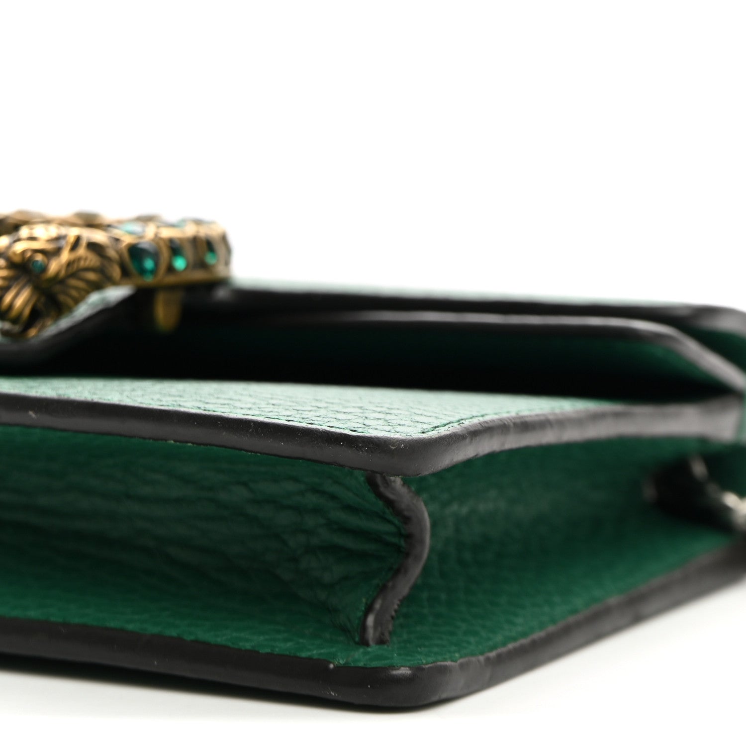 Gucci Calfskin Super Mini Dionysus Shoulder Bag Emerald 9 of 9
