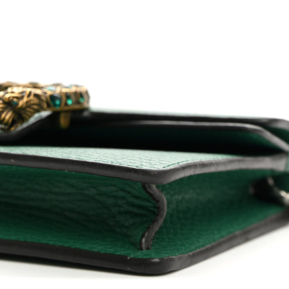 Gucci Calfskin Super Mini Dionysus Shoulder Bag Emerald 9 of 9