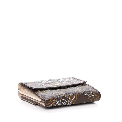 Louis Vuitton Monogram Dentelle Ludlow Wallet Silver 4 of 8