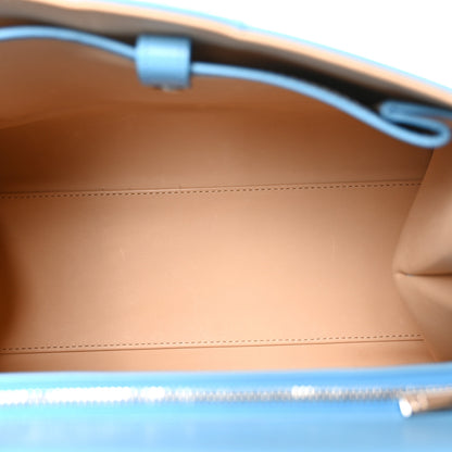 Delvaux Box Calfskin MM L'Humour Brillant Satchel Ciel 5 of 9