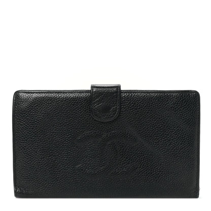 Chanel Caviar Timeless CC French Wallet Black 1 of 11