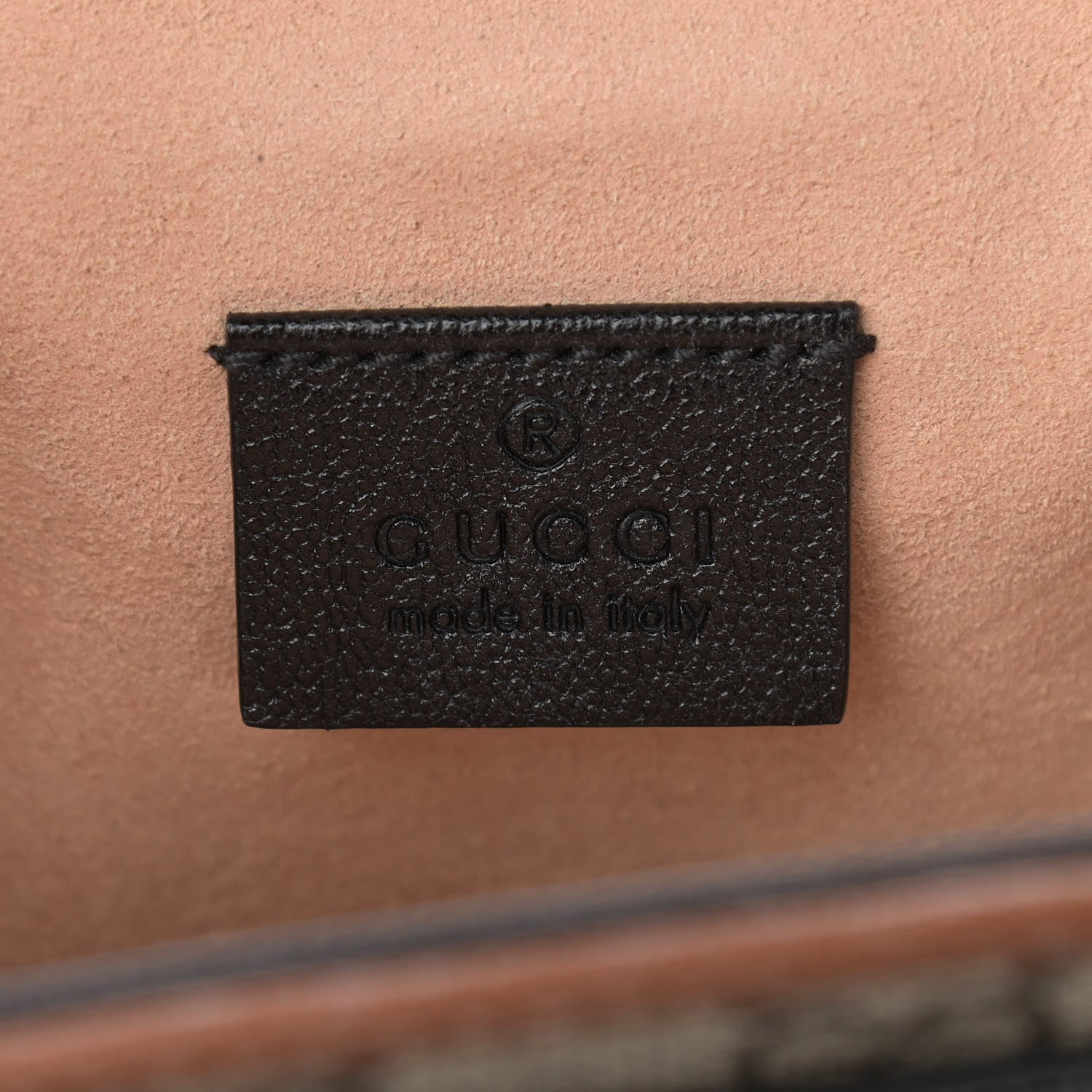 Gucci GG Supreme Monogram New Sakai Lux Calfskin Mini Padlock Flap Pocket Shoulder Bag Beige Ebony Black Cuir 6 of 12