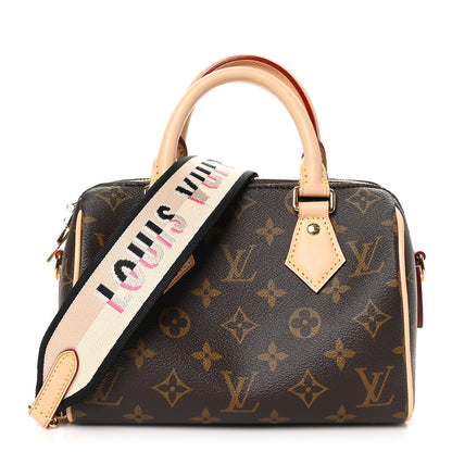 Louis Vuitton Monogram Speedy Bandouliere 20 Black 1 of 10
