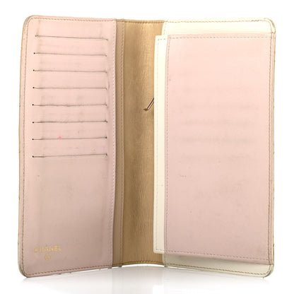 Chanel Metallic Calfskin Diamond Stitched Yen Wallet Gold 5 of 15