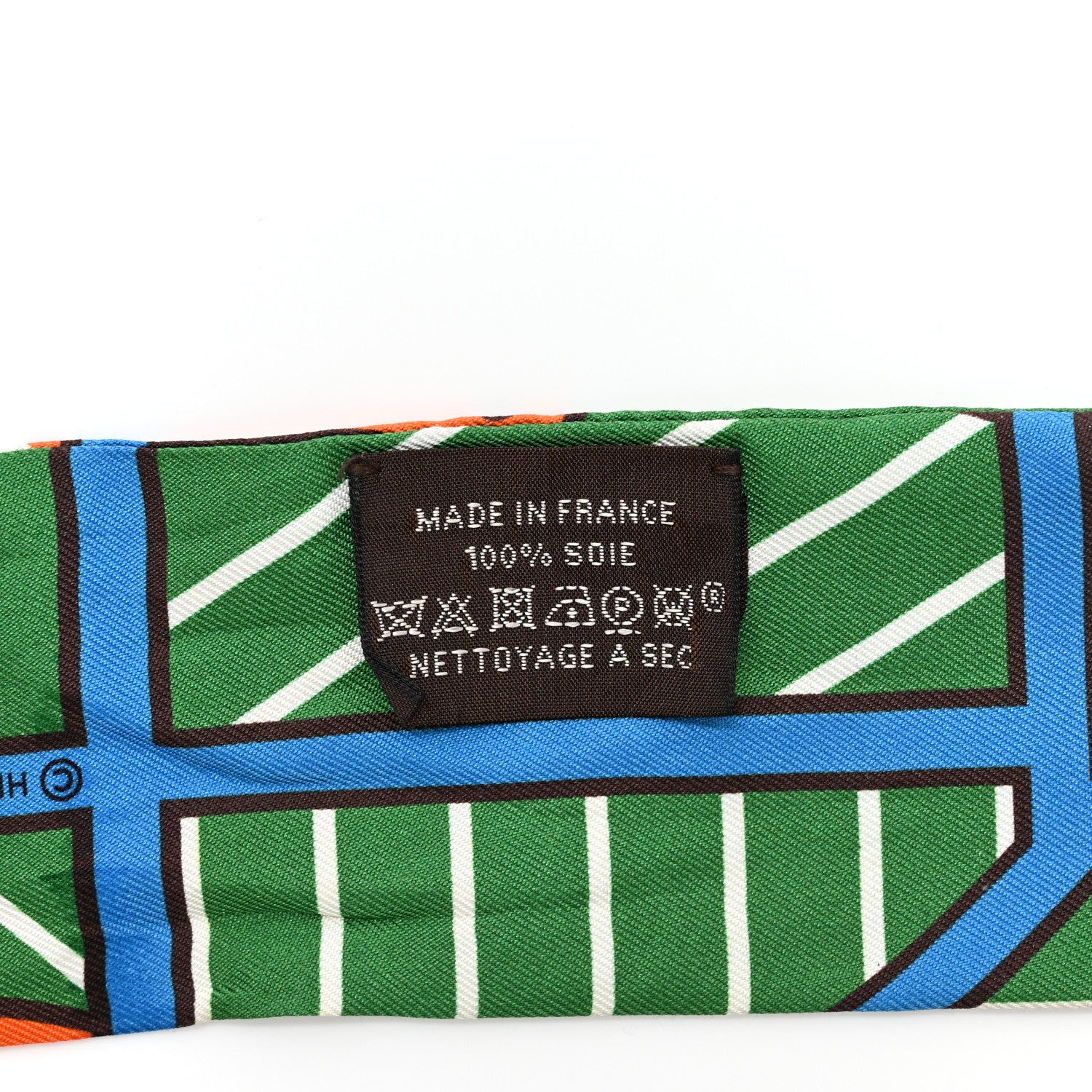 Hermes Twilly Scarf Orange Multicolor 3 of 13