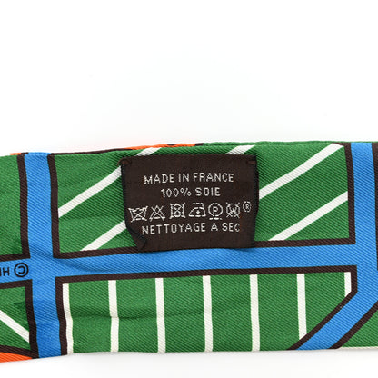 Hermes Twilly Scarf Orange Multicolor 3 of 13