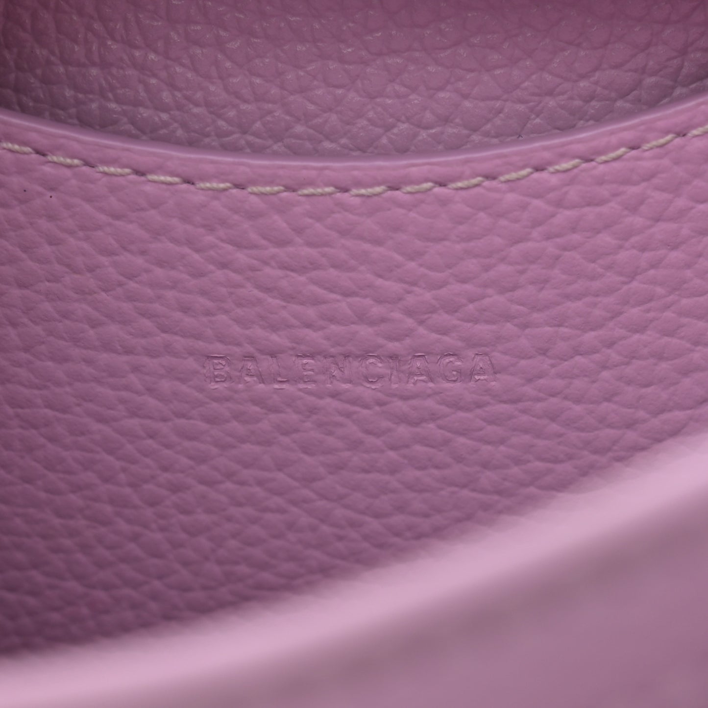 Grained Calfskin Neo Classic Silver Hardware Mini City Lilac