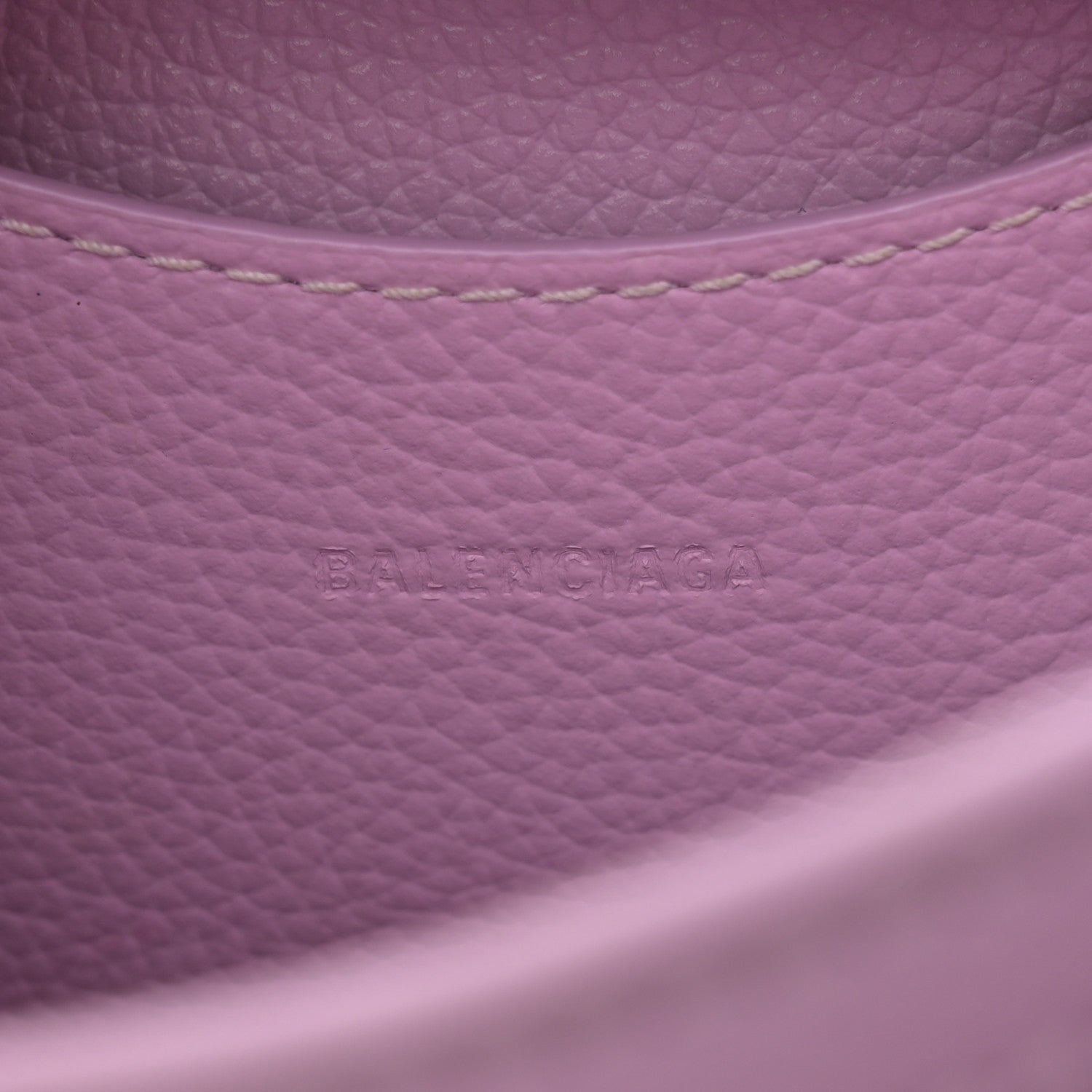 Balenciaga Grained Calfskin Neo Classic Silver Hardware Mini City Lilac 6 of 12