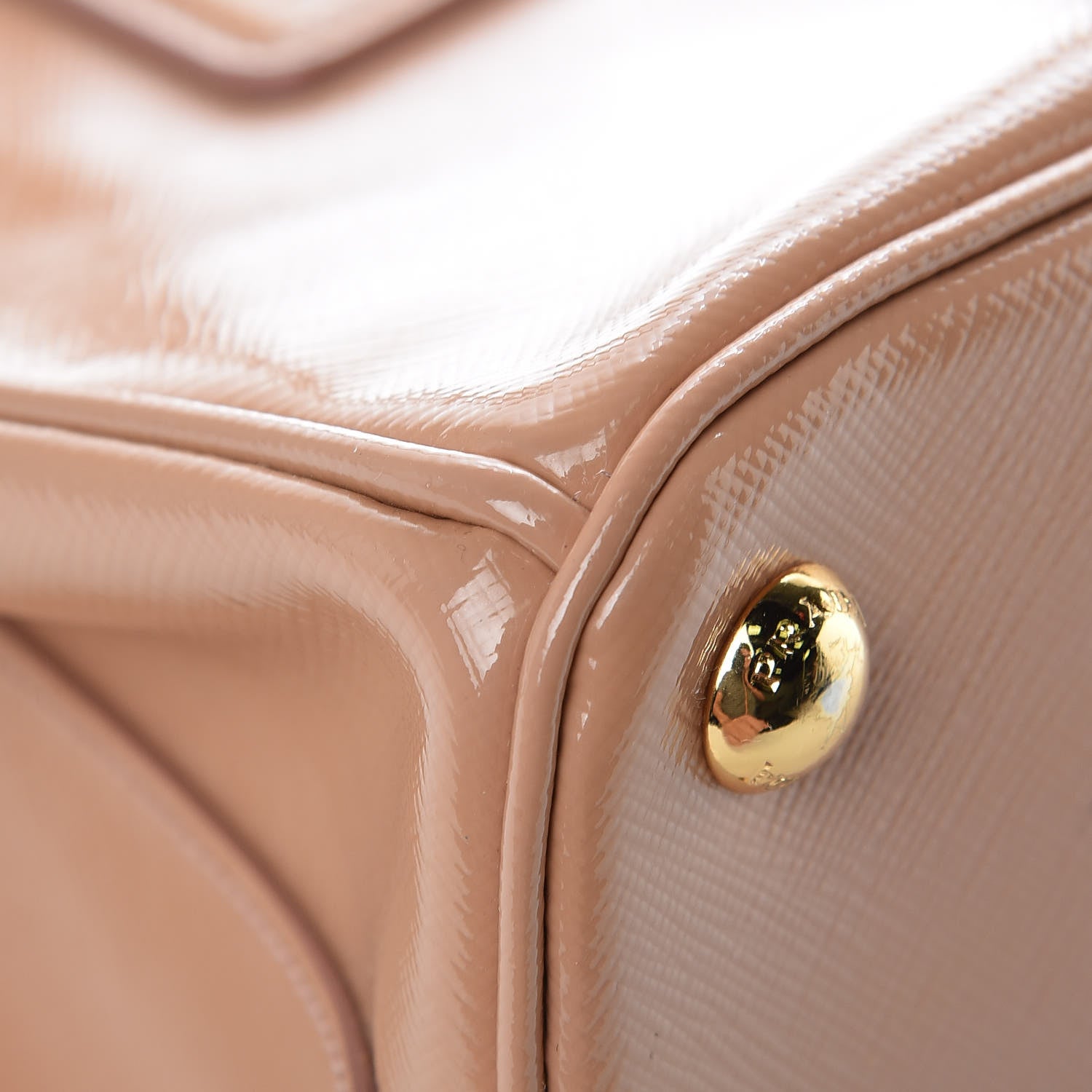 Prada Saffiano Vernice Mini Galleria Double Zip Tote Orchidea 10 of 11
