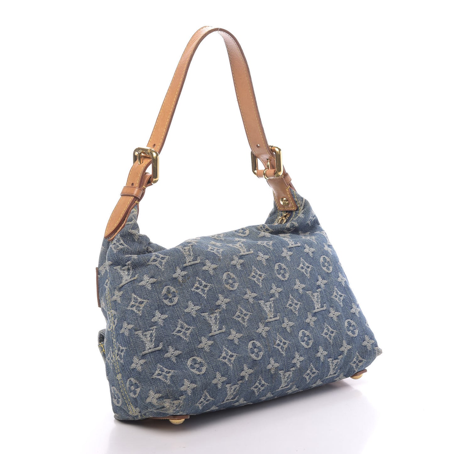 Monogram Denim Baggy PM Blue