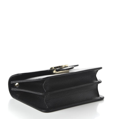 Gucci Dollar Calfskin Small Interlocking G Shoulder Bag Black 4 of 10