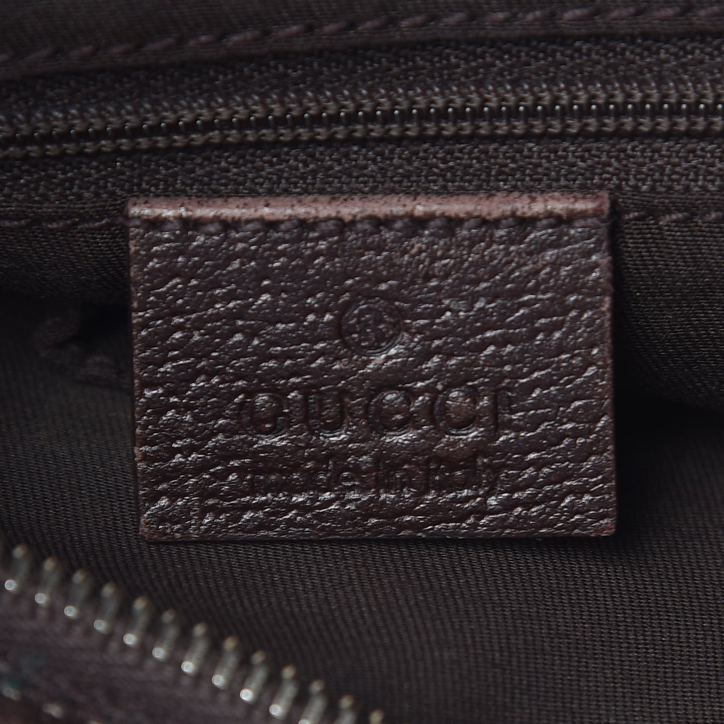 Monogram Medium Abbey D Ring Hobo Brown