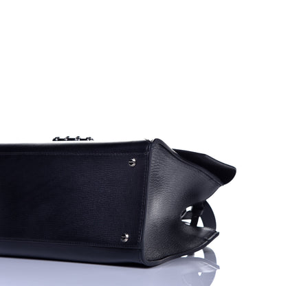 Givenchy Calfskin Small Obsedia Satchel Black 9 of 9