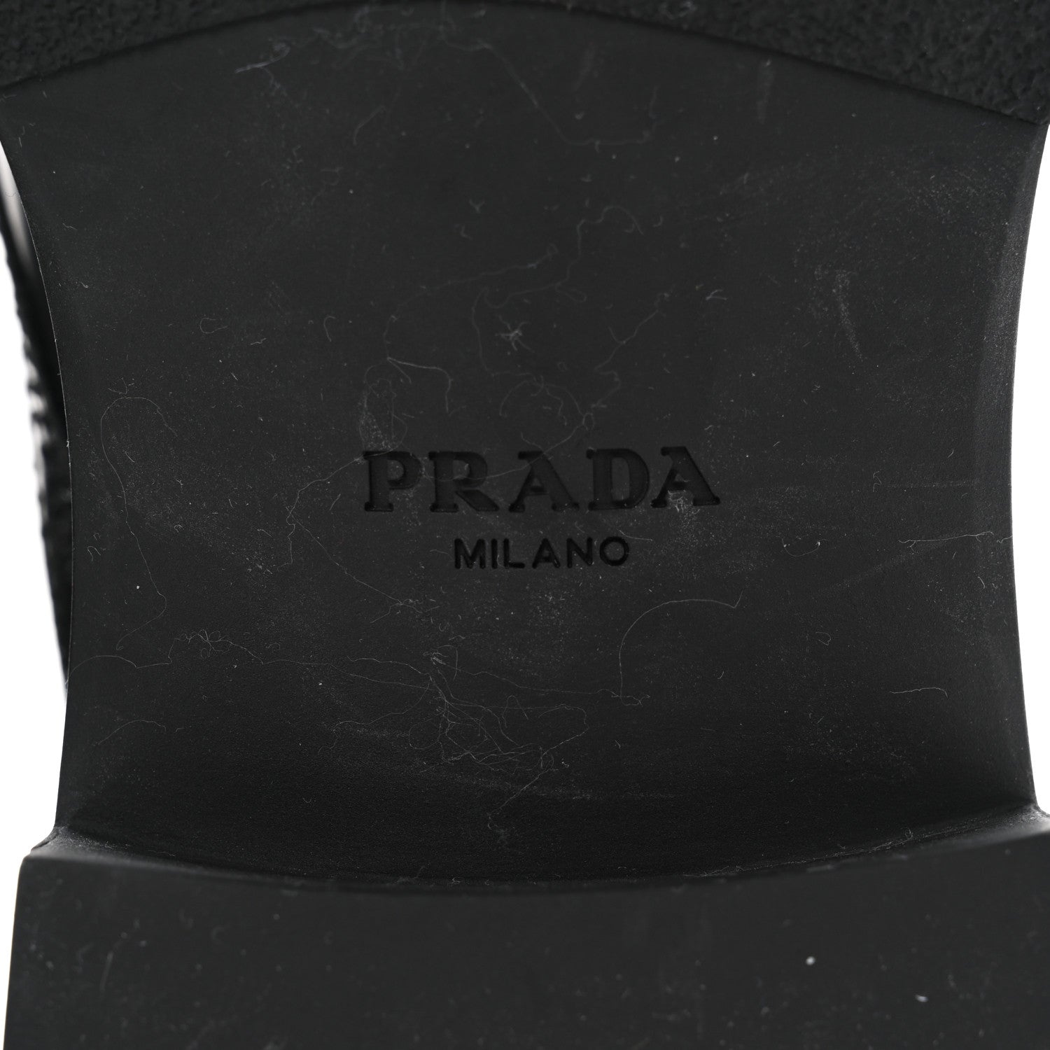 Prada Spazzolato Re-Nylon Metal Triangle Logo Mens Combat Boots 9 Black 6 of 9