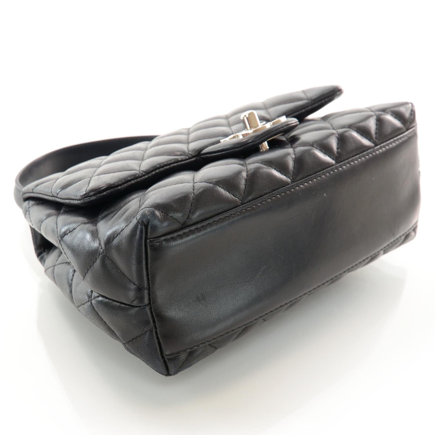 Chanel Lambskin Small Kelly Flap Bag Black 4 of 10