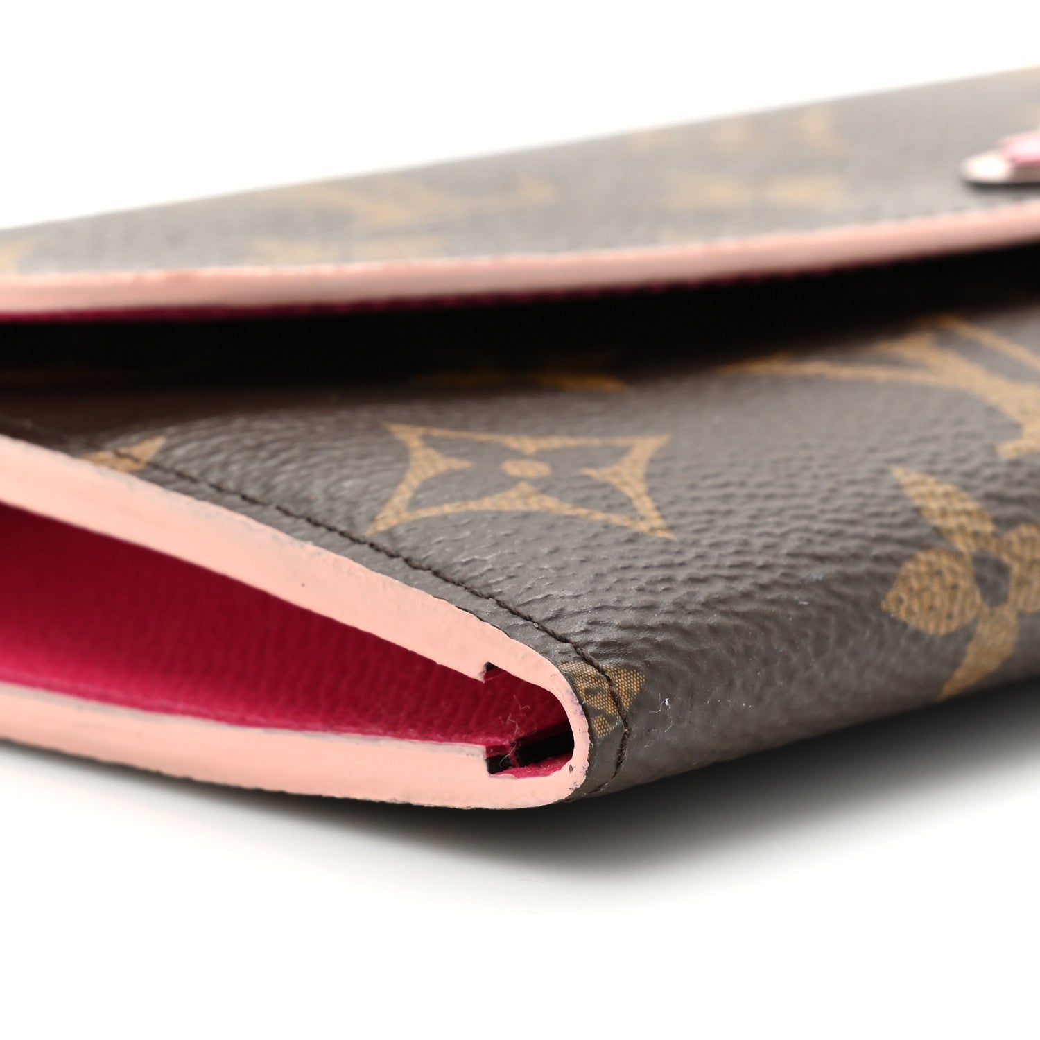 Louis Vuitton Monogram Bloom Flower Emilie Wallet Fuchsia 9 of 12