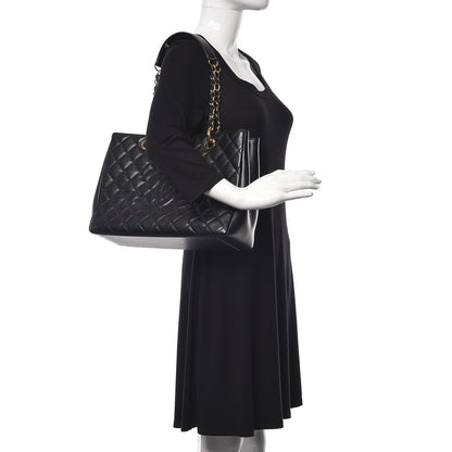 Chanel Caviar Quilted Grand Shopping Tote GST Black 2 of 13