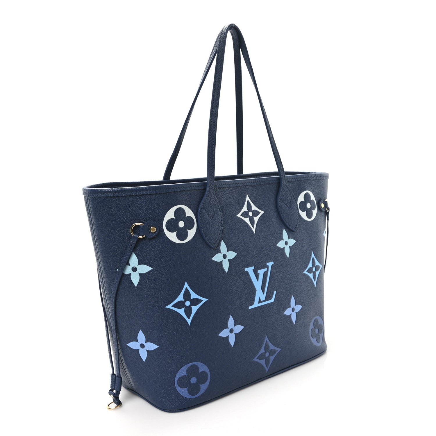 Louis Vuitton Empreinte Monogram Giant Neverfull MM Degrade Bleu 4 of 10