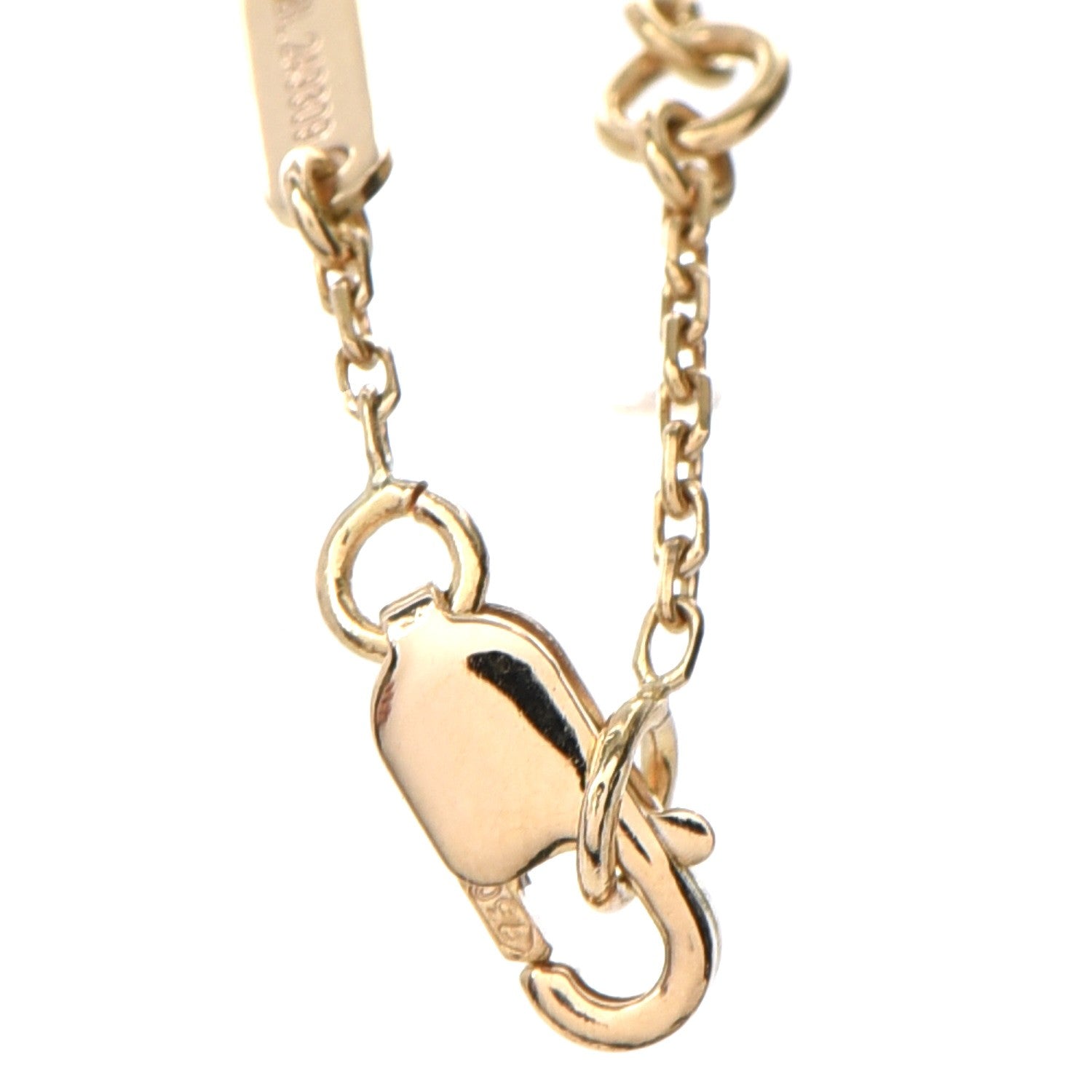 Van Cleef & Arpels 18K Yellow Gold Mother of Pearl Sweet Alhambra Bracelet 8 of 9