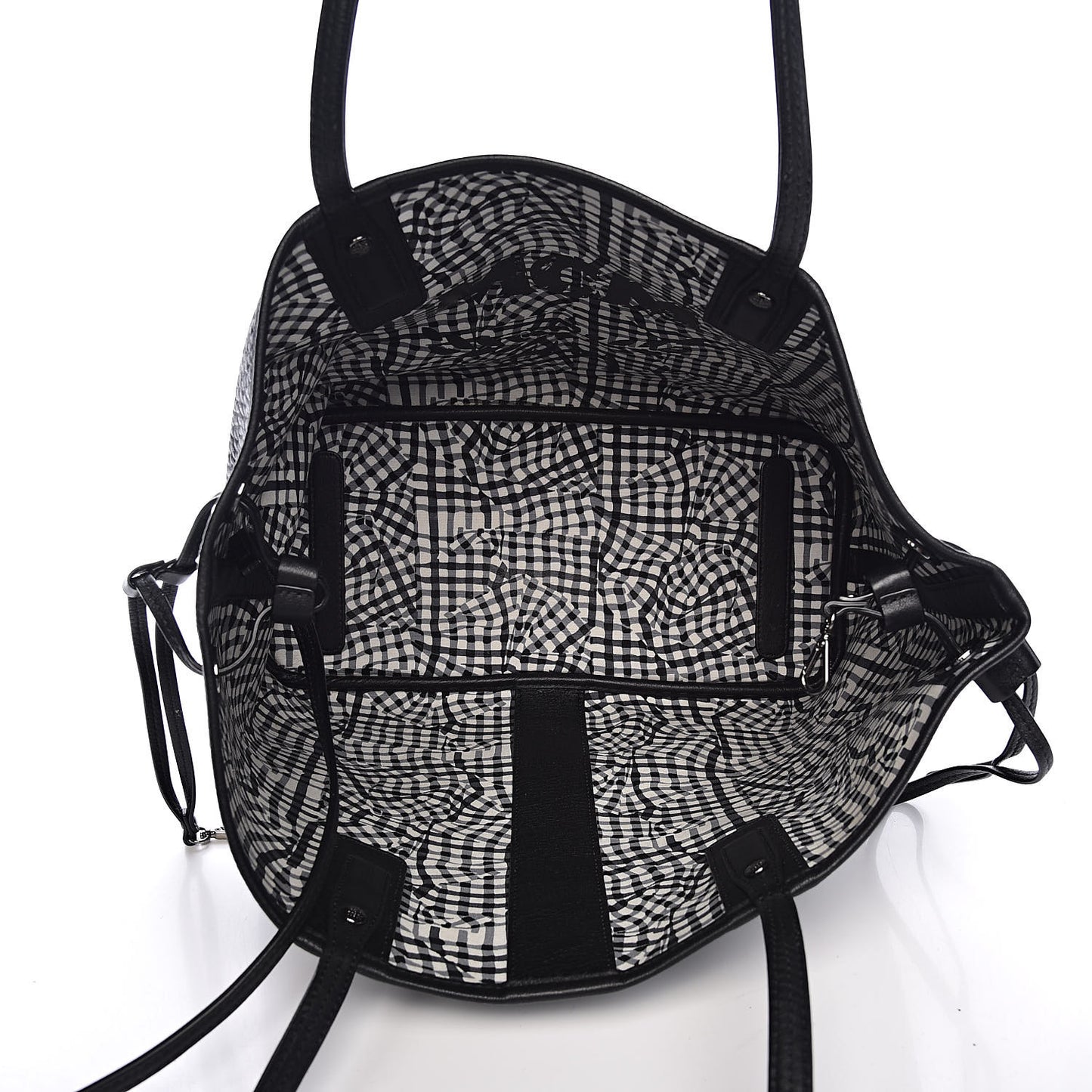 Visetos Medium Liz Reversible Shopper Tote Black