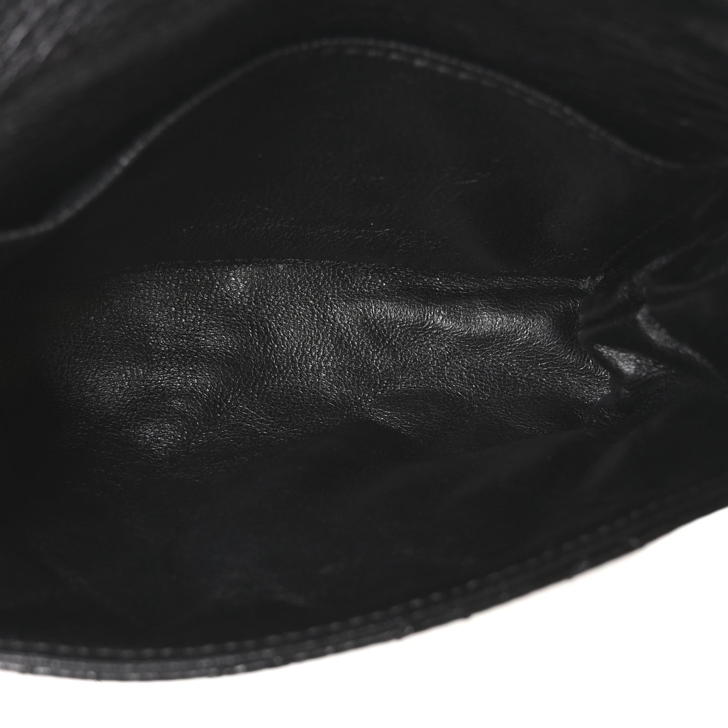 Glazed Calfskin Quilted 2.55 Reissue Flap Belt Bag Clutch 85 34 Black