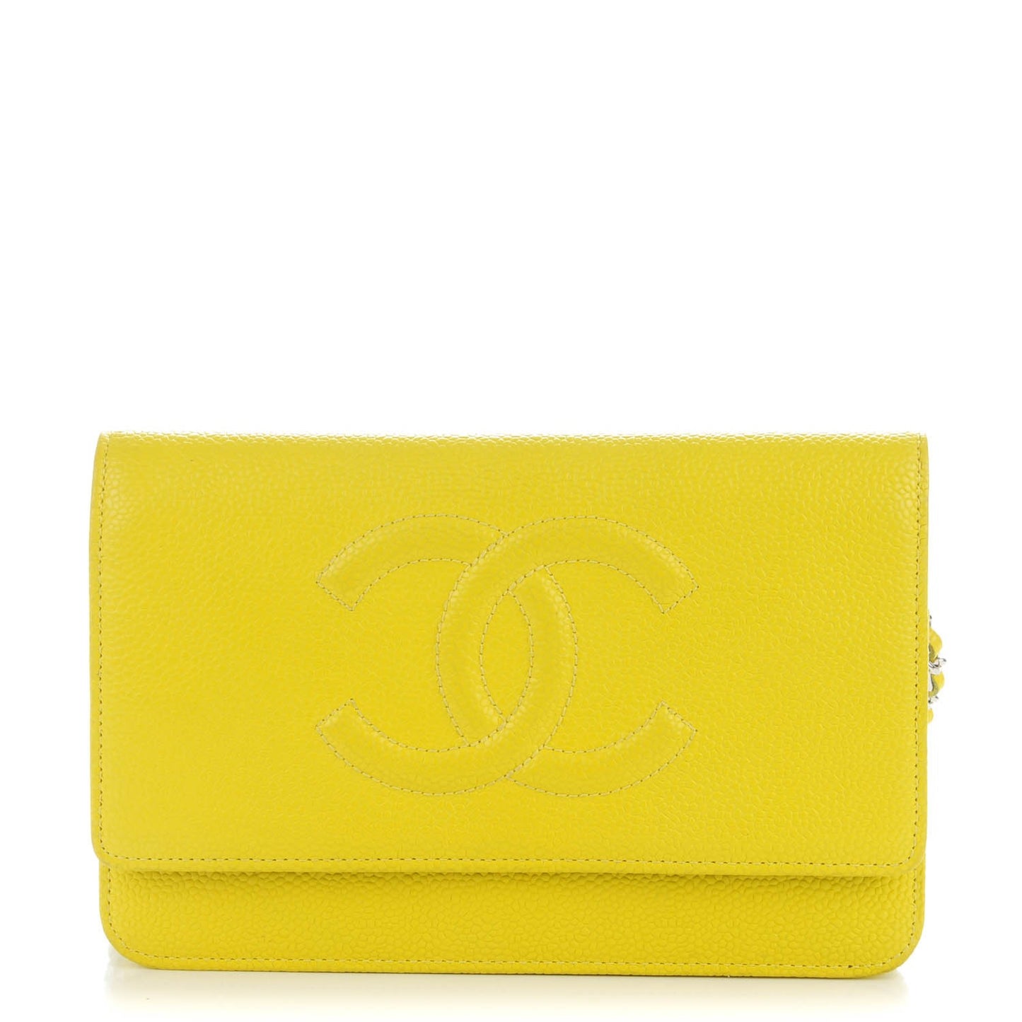 Caviar Timeless Wallet on Chain WOC Yellow