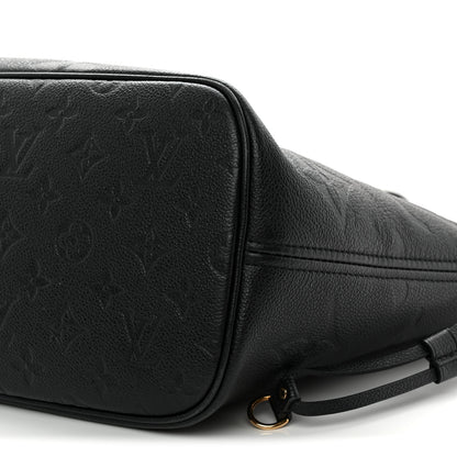 Louis Vuitton Empreinte Monogram Giant Neverfull MM Black 10 of 12