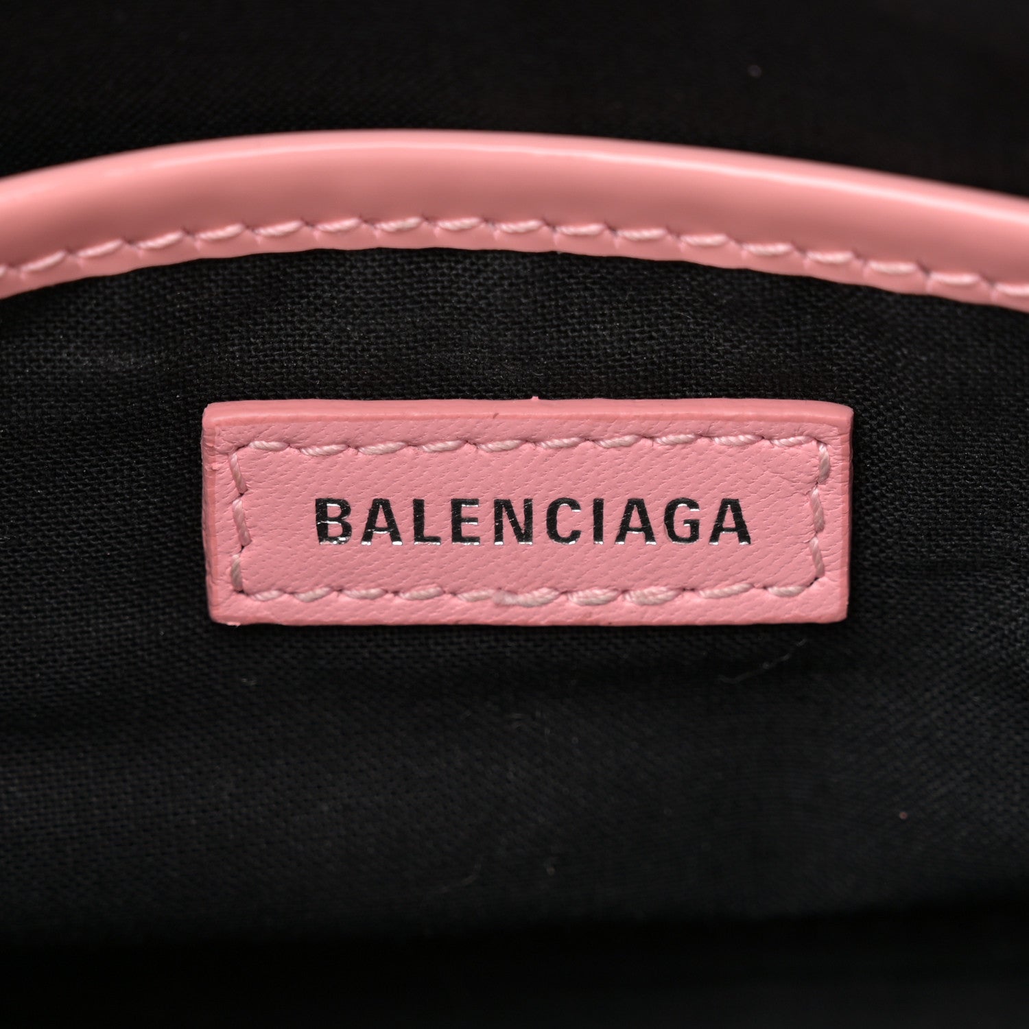 Balenciaga Patent Crocodile Embossed Classic Silver Hardware Nano City Light Pink 7 of 14