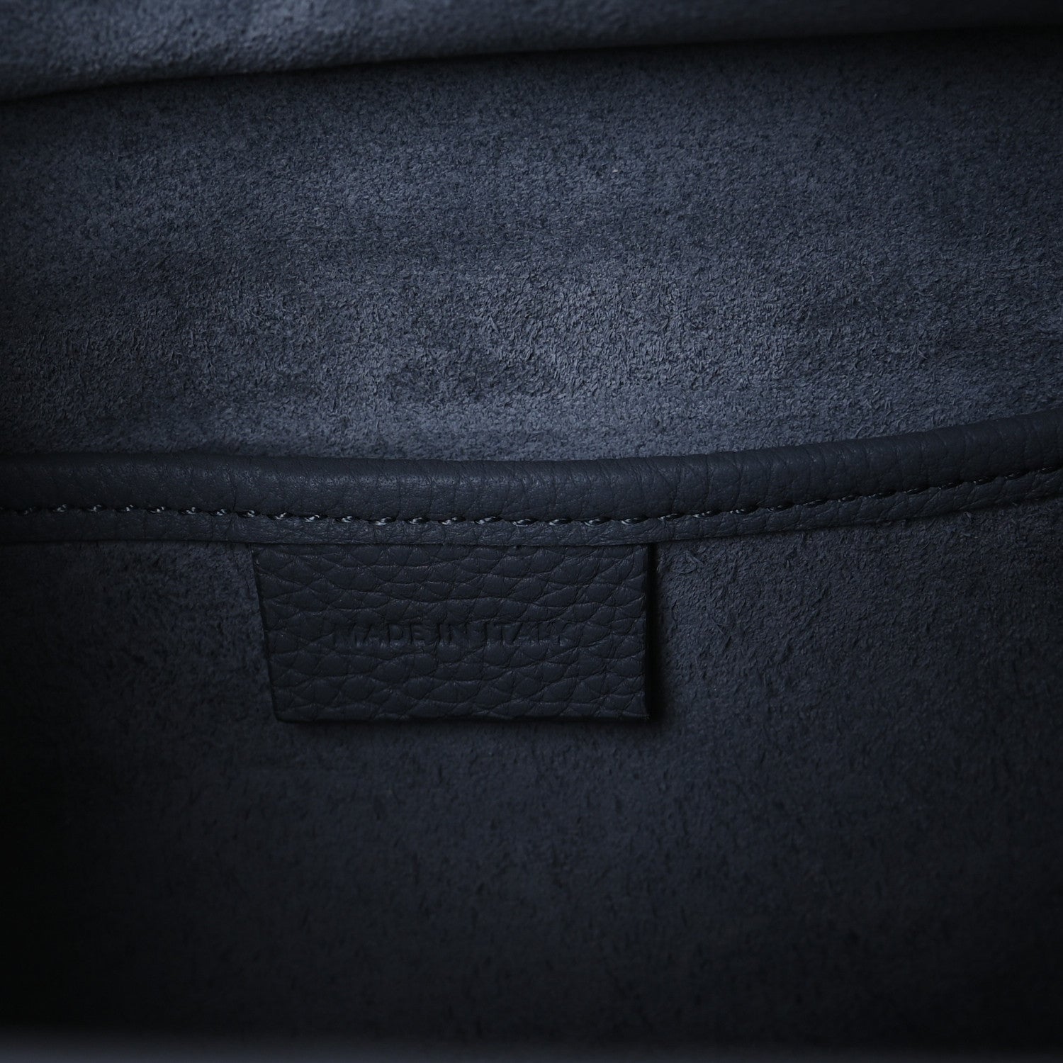Celine Drummed Calfskin Nano Luggage Kohl 7 of 14