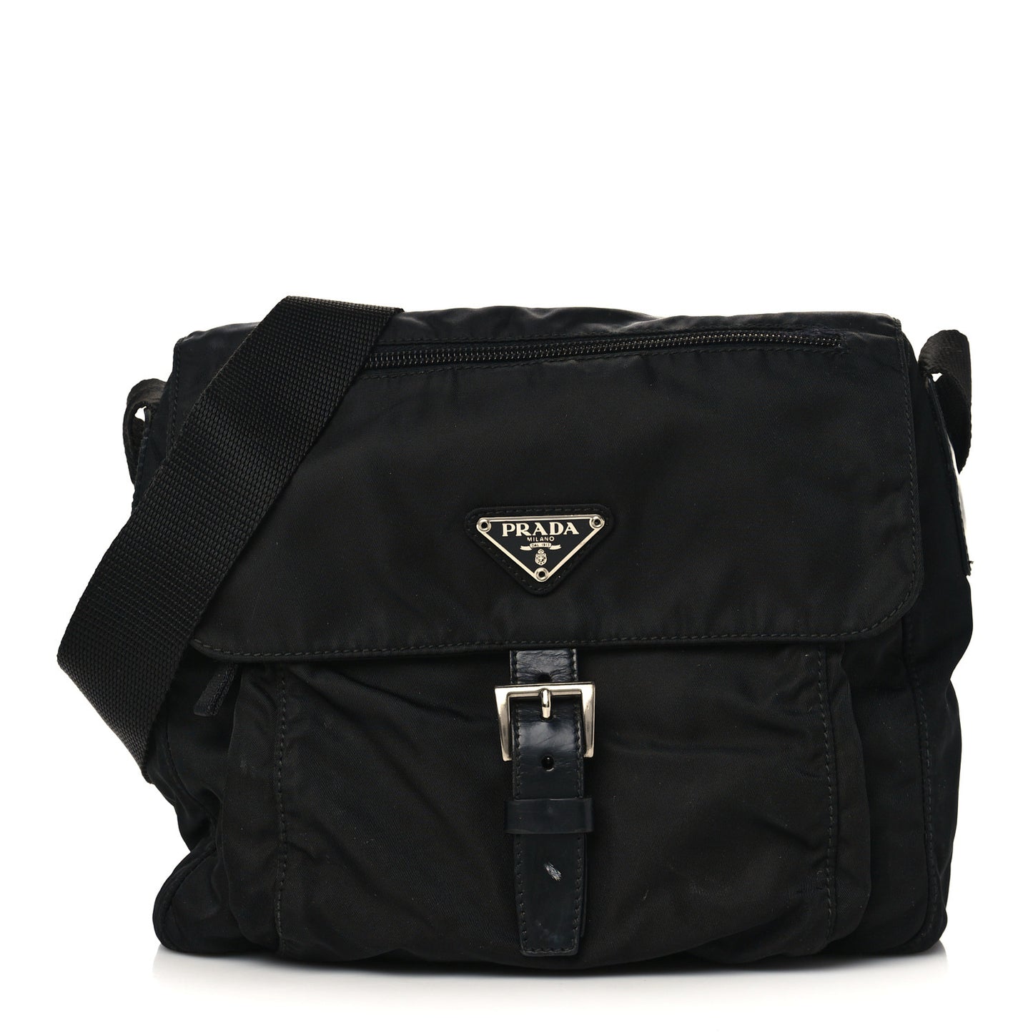 Nylon Vela Messenger Black