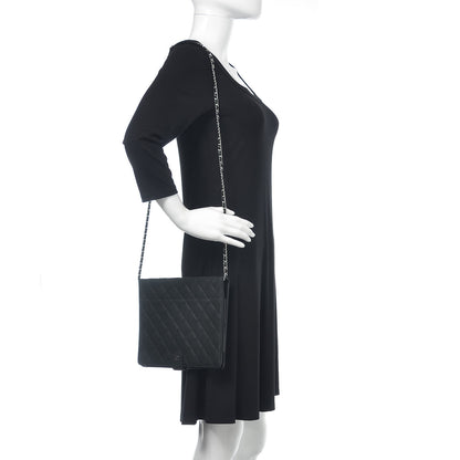 Chanel Iridescent Caviar Quilted Crossbody iPad Holder Black 2 of 16