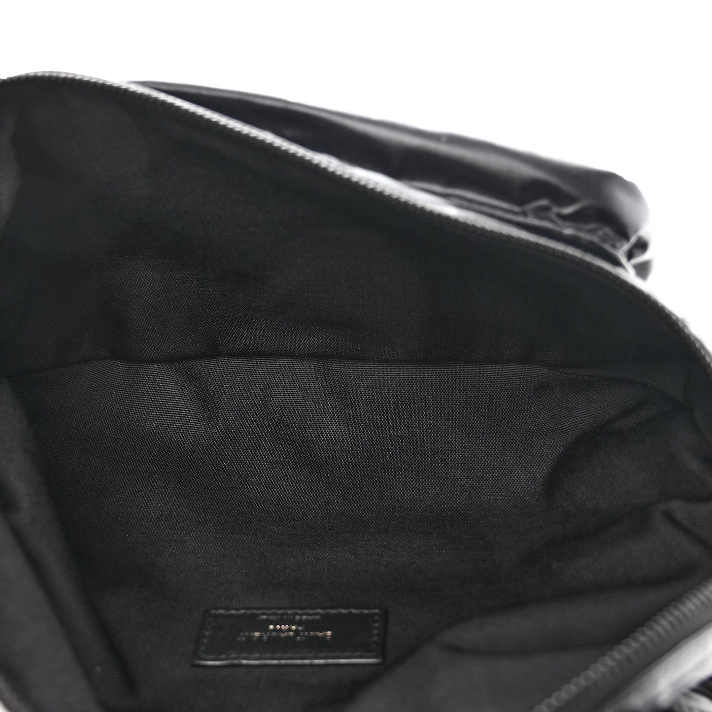 SAINT LAURENT Nylon Logo Nuxx Body Belt Bag Black
