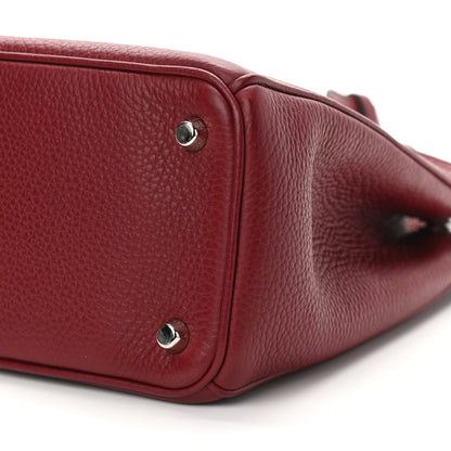 Christian Dior Bullcalf Medium Diorissimo Tote Burgundy 10 of 10