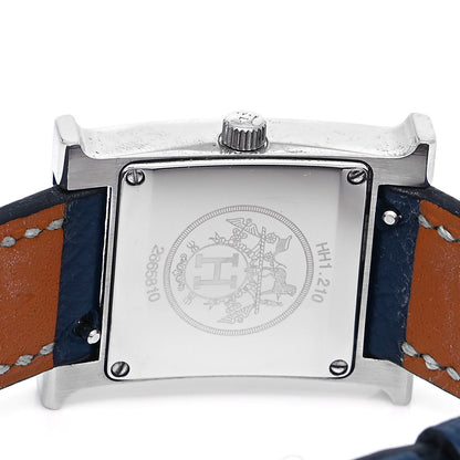 Hermes Stainless Steel Epsom 21mm Heure H Hour Quartz Watch Malta 4 of 5
