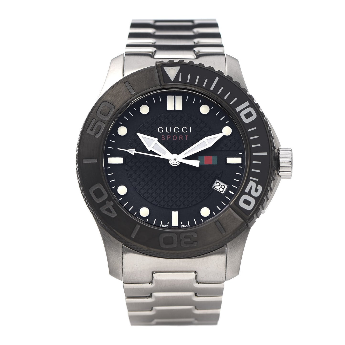 Stainless Steel 44mm G-Timeless Sport Quartz Watch Black