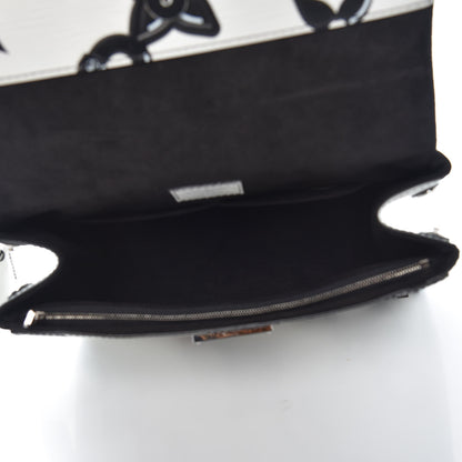 Louis Vuitton Epi Chain Flower Print Cluny BB White 4 of 6