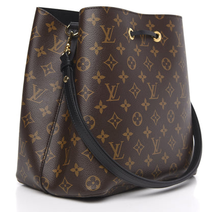 Louis Vuitton Monogram Neonoe MM Black 3 of 10
