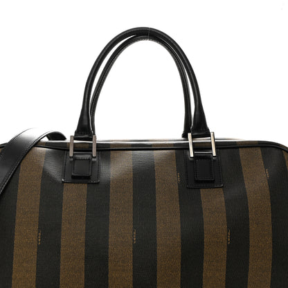 Fendi Pequin Spalmati Vitello Large Travel Bag Tobacco 7 of 9