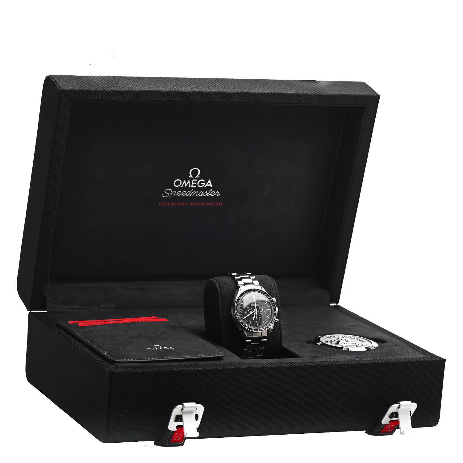 Omega Stainless Steel 42mm Speedmaster Moonwatch Professional Chronograph Manual Winding Watch Black 311.30.42.30.01.005 5 of 6