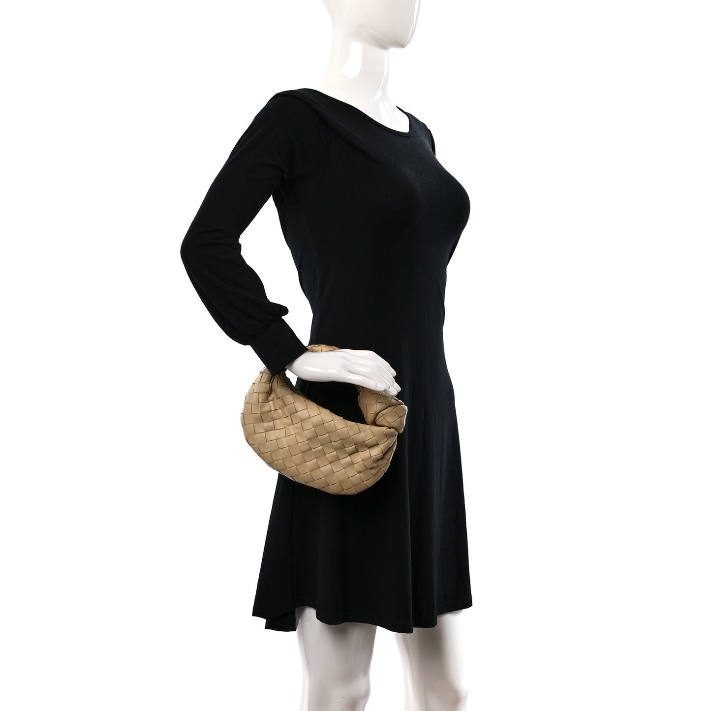 Nappa Intrecciato Mini Jodie Almond