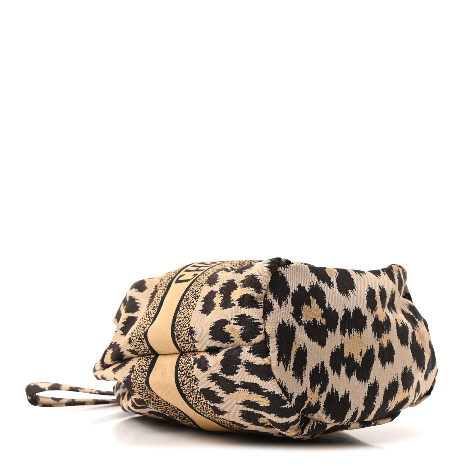 Christian Dior Canvas Mizza Embroidered Leopard DiorTravel Pouch Beige 4 of 11