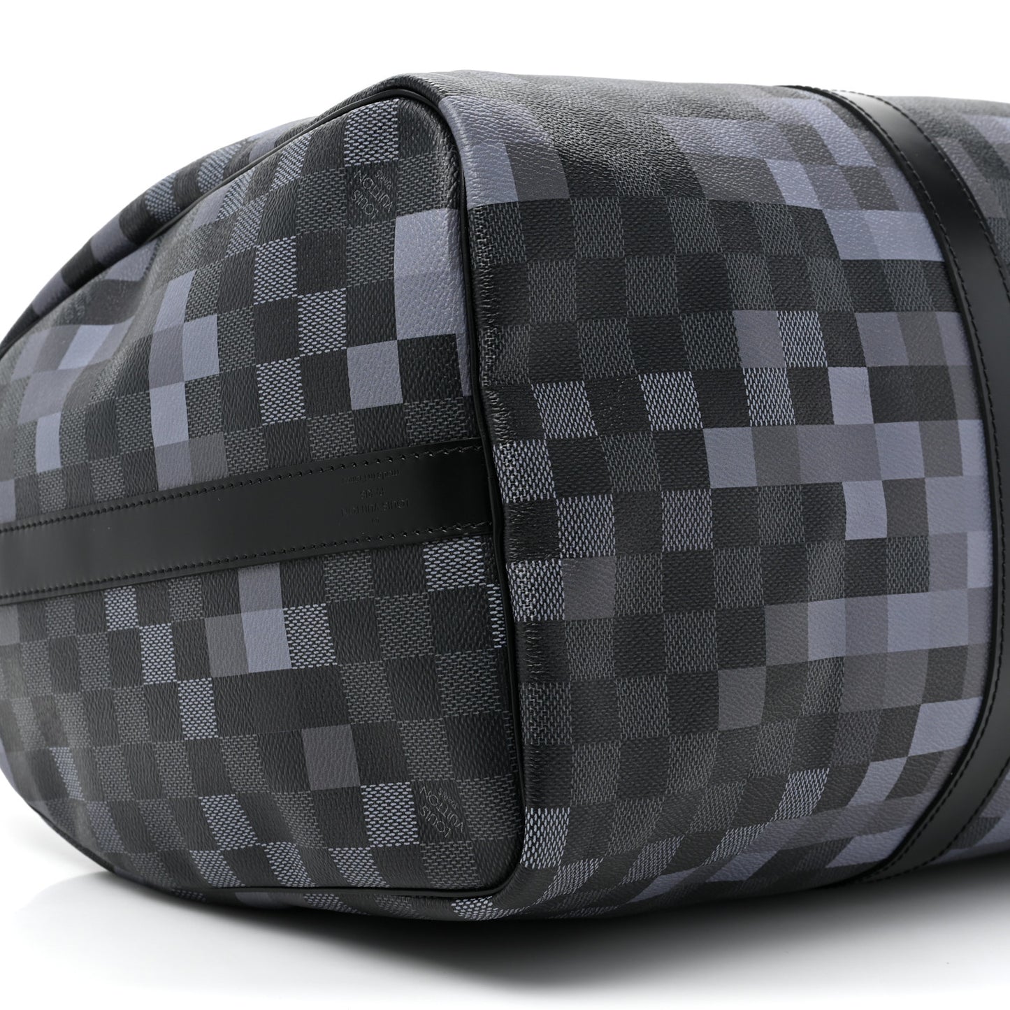 Damier Graphite Pixel Keepall Bandouliere 50 Gris