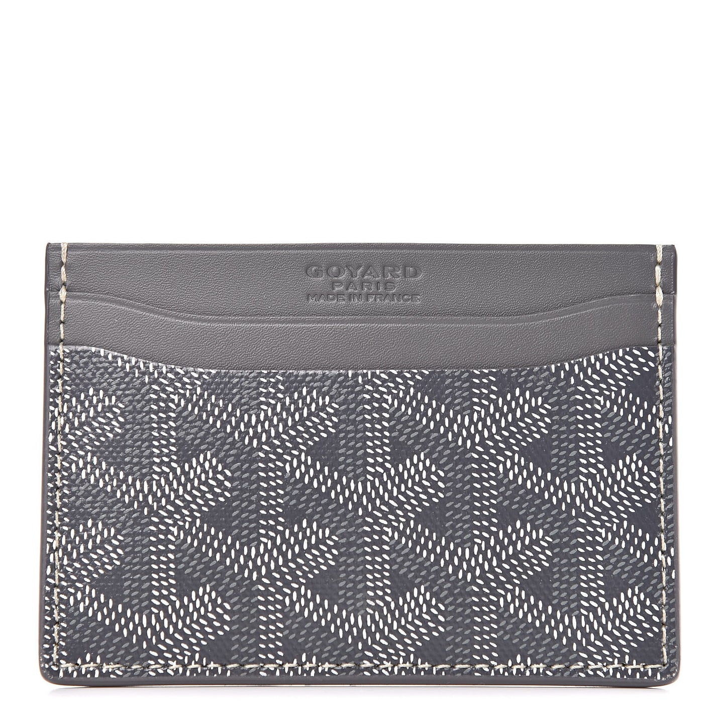 Goyardine Saint Sulpice Card Holder Grey