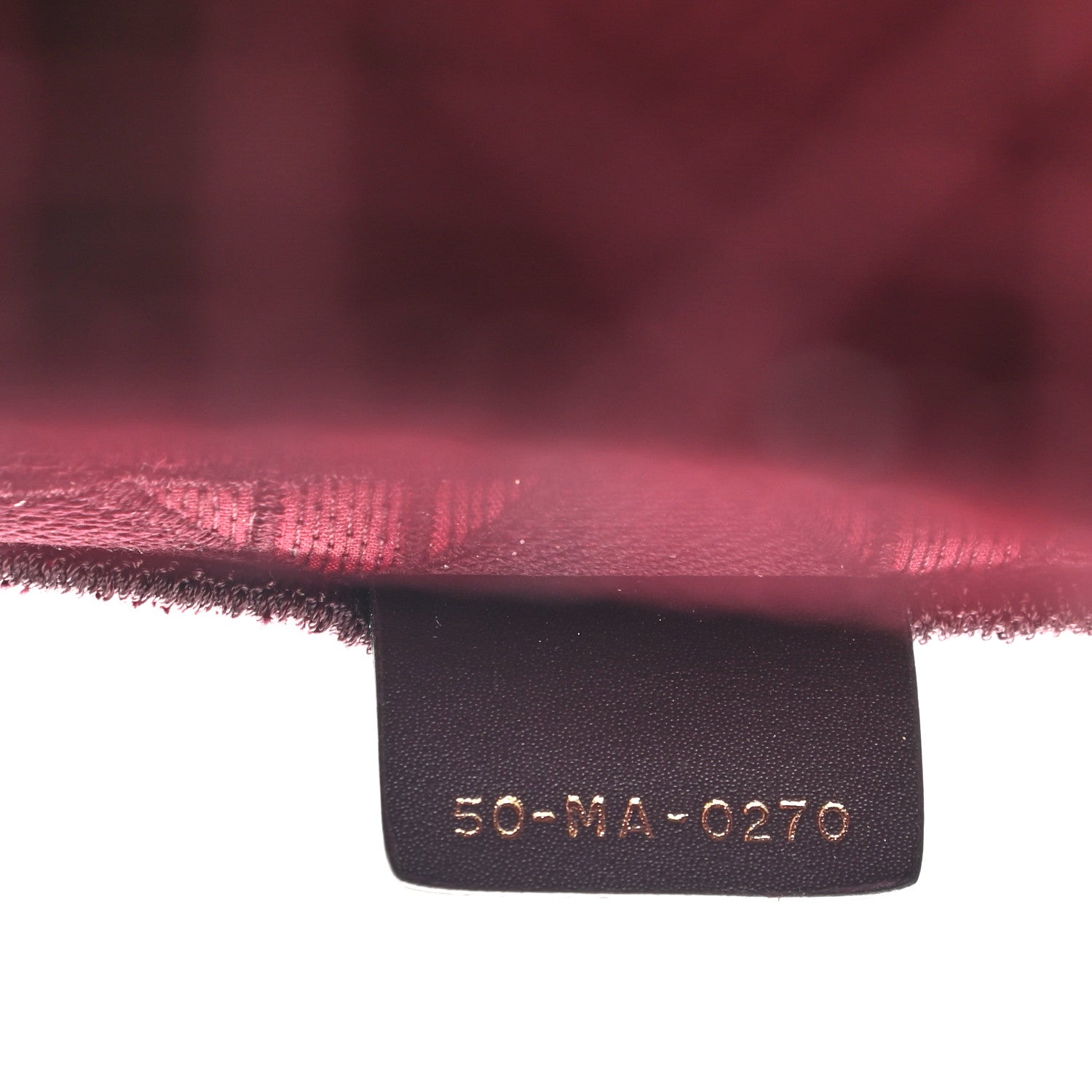 Christian Dior Velvet Cannage Large Book Tote Burgundy 7 of 11