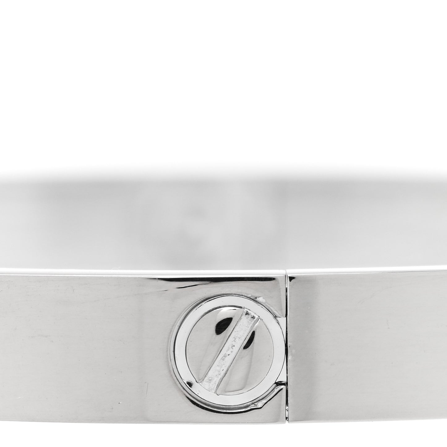 18K White Gold LOVE Bracelet 19