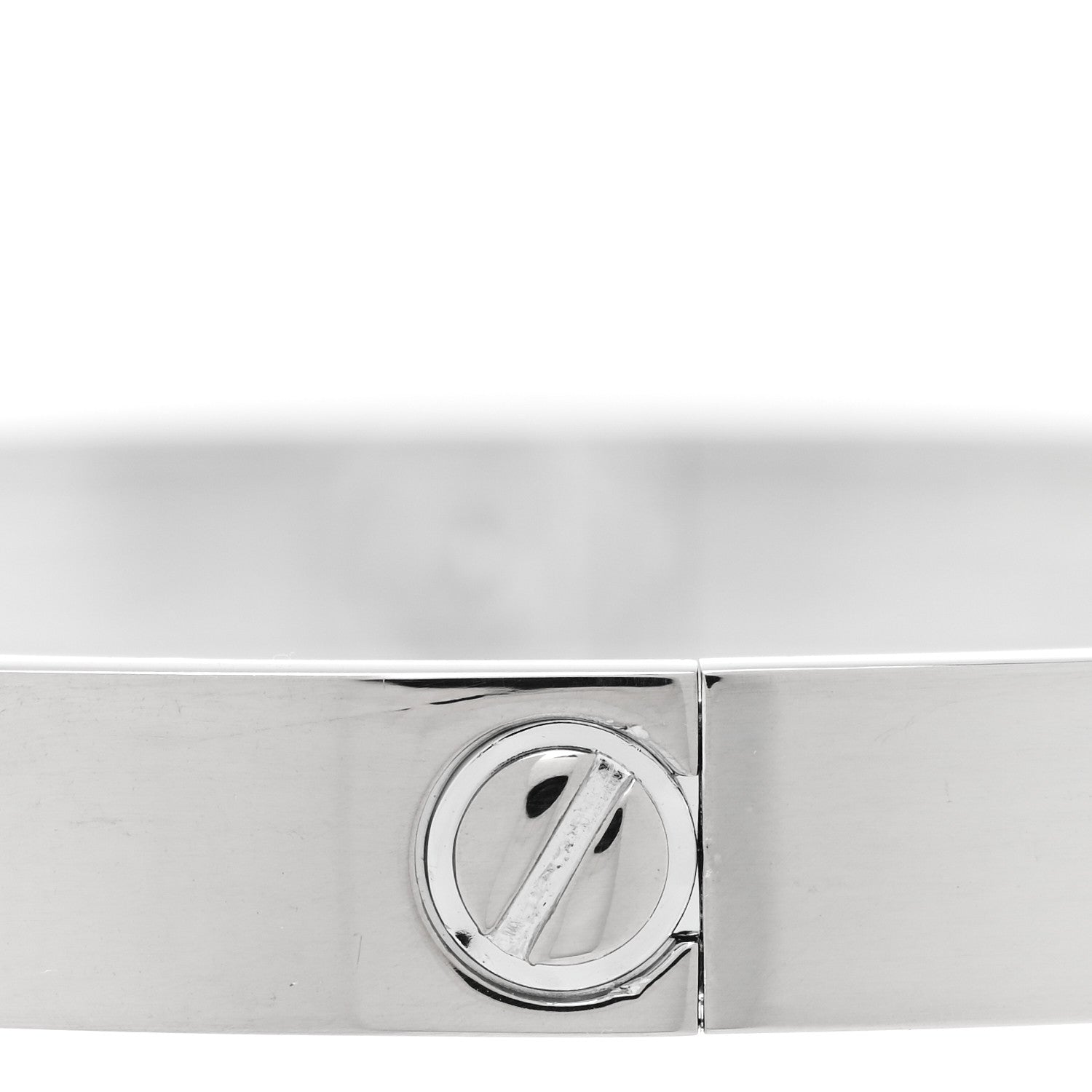 Cartier 18K White Gold LOVE Bracelet 19 4 of 9