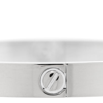 Cartier 18K White Gold LOVE Bracelet 19 4 of 9