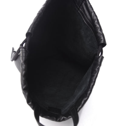 Gucci Calfskin Coco Capitan Logo Drawstring Backpack Black 4 of 9