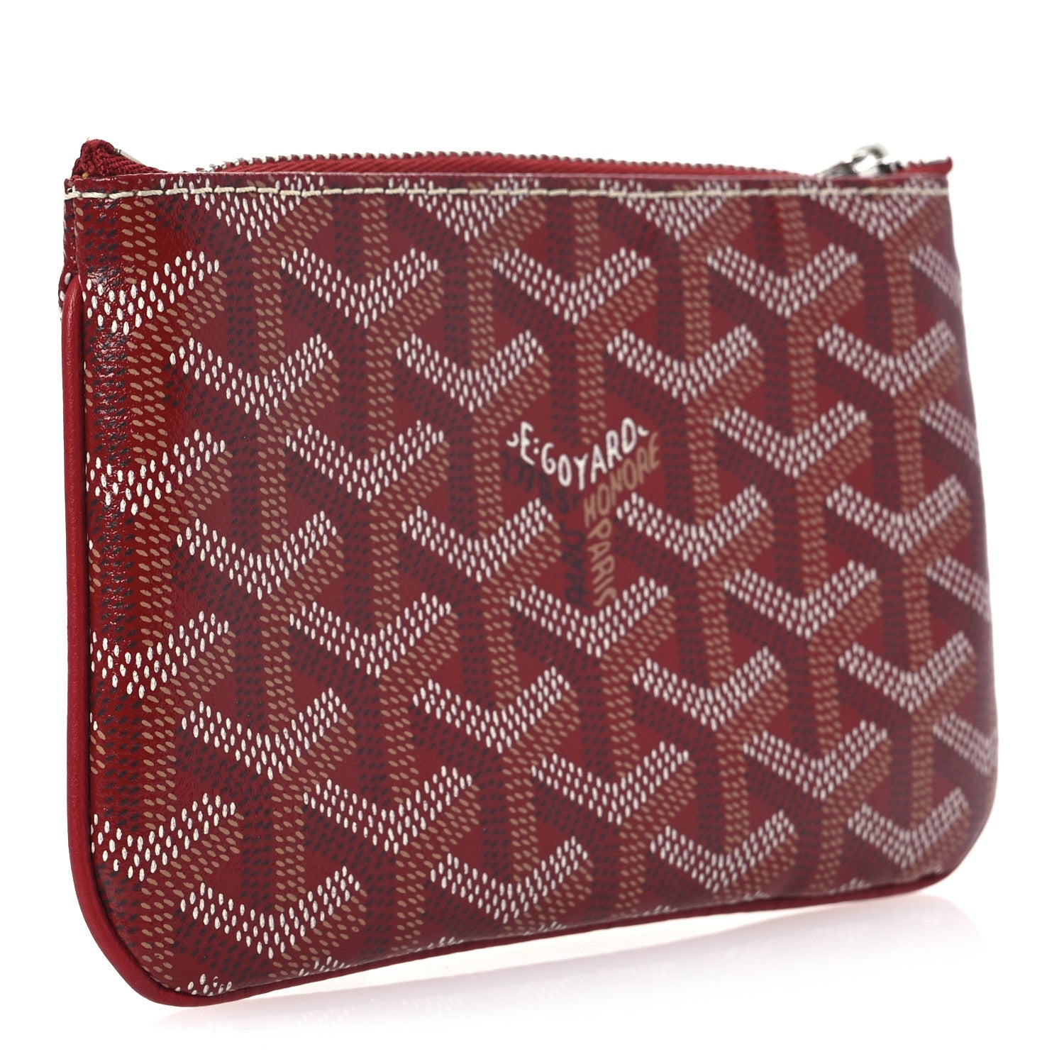 Goyard Goyardine Mini Senat Pochette Red 3 of 8